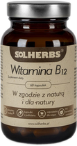 Харчова добавка Solherbs Вітамін B12 60 капсул (5908224731029) - зображення 1