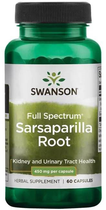 Харчова добавка Swanson Корінь сарсапарелі 450 мг 60 капсул (87614114040) - зображення 1