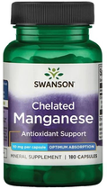 Харчова добавка Swanson Albion Марганцевий хелат 10 мг 180 капсул (87614025360) - зображення 1