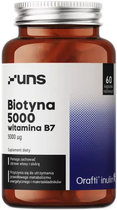 UNS Biotyna 60 kapsułek Vege Witamina B7 5000 (5904238960059)