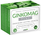 Харчова добавка Xenico Pharma Ginkomag Plus 120 капсул Поліпшення пам'яті (5905279876255) - зображення 1
