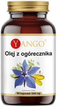Yango Olej z Ogórecznika 60 kapsułek Kwas Linolenowy Gla (5907483417279) - obraz 1