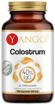 Протеїн Yango Colostrum Ze 100% Білок 340 мг 120 капсул (5907483417965)