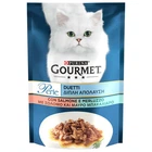 Влажный корм Purina Gourmet Perle Duo с лососем и сайдой мини филе в подливке 85 г