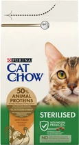 Сухой корм для кошек Purina Cat Chow Sterilised для стерилизованных с индейкой