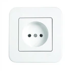 Розетка без заземления белая Viko Rollina 90420007