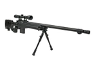 Снайперська гвинтівка L96 MB4403D з оптикою та сошками [WELL] - зображення 4