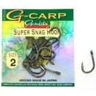 Крючок GAMAKATSU G-CARP SUPER SNAG №02 10шт,28056