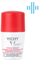 Vichy intensywny dezodorant w kulce 72 godziny ochrony 50 ml (3337871324001) - obraz 1