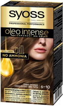Farba do włosów SYOSS Oleo Intense 6-10 Ciemny blond 115 ml (8410436218252) - obraz 1
