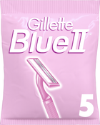 Одноразові станки для гоління (Бритви) жіночі Gillette Blue 2 5 шт (3014260289287) - зображення 1