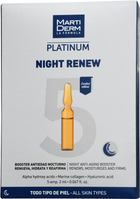 Ampułki na noc MartiDerm Platinum Night Renew Ampollas 5 szt x 2 ml (8437019178024) - obraz 1