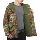 Куртка флісова Military Rangers CO-8573 розмір XL Колір: Камуфляж Multicam - изображение 4