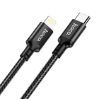 Кабель USB Hoco X14 Double Speed ​​PD 20W Lightning 2m Чорний