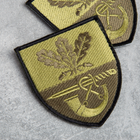 Шеврон на липучке 61 окрема піхотна єгерська бригада 7х8 см зелений - изображение 4