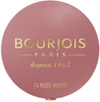 Róż do policzków Bourjois Blush 74 Bursztynowa róża 2,5 g (3614225613227) - obraz 1