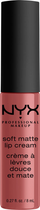 Szminka w płynie NYX Professional Makeup Soft Matte Lip Cream 56 Shanghai (0800897156022)