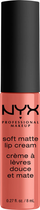 Szminka w płynie NYX Professional Makeup Soft Matte Lip Cream 63 Kyoto (0800897156091)