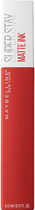 Pomadka w płynie Maybelline New York Super Stay matowa Ink odcień 118 Coral 5 ml (3600531513474)