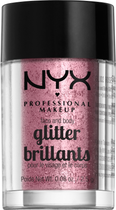 Brokat NYX Professional Makeup Face & Body Glitter 02 Rose 2,5 g (0800897846749) - obraz 1