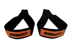 Лямки атлетические EasyFit Delta для становой тяги черные