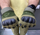 Перчатки тактические пальцевые, цвет Олива, размер M - изображение 3