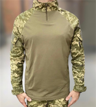 Армійська тактична сорочка Убакс зі вставками під лікті Wolftrap Піксель XL - зображення 1