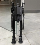 Стрелковые сошки KONUS BIPOD, резиновые насадки на ножки, высота 22-33 см на планку Weaver/Picatinny - изображение 4
