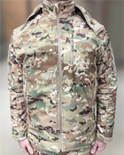 Куртка тактическая зимняя Softshell Single Sword Мультикам 2XL - изображение 1