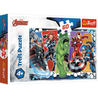 Дитячі пазли "Непероможні месники Marvel" Trefl 60 елементів 17357