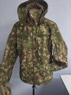 Куртка тактическая размер 58, летняя ветровка камуфляж хищник ткань рип-стоп, куртка военная армейская для ВСУ - изображение 4