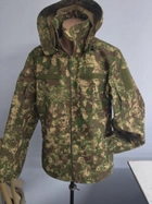 Куртка тактическая размер 54, летняя ветровка камуфляж хищник ткань рип-стоп, куртка военная армейская для ВСУ - изображение 4