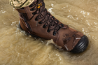 Берці тактичні. Чоловічі бойові черевики з водостійкою мембраною Мaxsteel Waterproof Brown 46 (304мм) коричневі в подарунок 2 пари тактичних шкарпеток - зображення 3