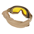 Комплект защитной маски Revision Desert Locust Deluxe Прозрачная, дымчатая, желтая линзами Бежевый 2000000130897 - изображение 6