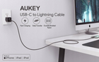 Кабель Aukey USB-C to Apple Lightning 2м (CB-CL03) - зображення 7
