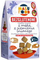 MALU FOOD Ciastka Kruche Lniane bez glutenu 100g (5905567596087) - obraz 1