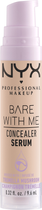 Консилер-сироватка NYX Professional Makeup Bare With Me 02 Light 9.6 мл (800897129774) - зображення 2