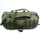 Баул рюкзак тактичний водонипроникний тришаровий 120л Олива - зображення 4