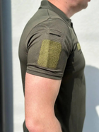Військова футболка-поло Coolmax Туреччина L олива CNG-03 - зображення 3
