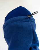 Баф флісовий зимовий Garment Factory з регулюванням, Фліс Polar 280 грам, снуд флісовий, хомут шарф флісовий Синій - зображення 5