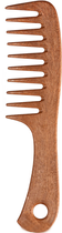 Гребінець EuroStil дерев'яний рідкозубий 00409 (8423029005481) - зображення 1