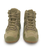 Армейские берцы мужские кожаные ботинки Оливковый 45 размер надежная защита и комфорт для длительного использования качество и прочность - изображение 3