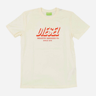 T-shirt męski Diesel T-DIEGOS-A5 A018490GRAM129 S (3US) Jasnoszary (8059010646649) - obraz 3