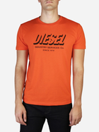 T-shirt męski Diesel T-DIEGOS-A5 A018490GRAM3BI M (4US) Czerwony (8057718000633)