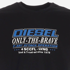 T-shirt męski Diesel T-DIEGOS-K20 A02970RGRAI9XX L (5US) Czarny (8059038029622) - obraz 3