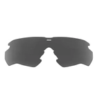 Балістичні, тактичні окуляри ESS Crossblade зі змінними лінзами: Прозора/Smoke Gray Колір оправи: Чорний ESS-EE9032-02 - зображення 2