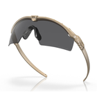 Баллистические, тактические очки Oakley SI Ballistic M Frame 3.0 Цвет линзы: Smoke Gray. Цвет оправы: Dark Bone. - изображение 2
