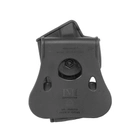 Жесткая полимерная поясная поворотная кобура IMI Defense для H&K USP Full Size под правую руку. - изображение 4
