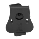 Жорстка полімерна поясна поворотна кобура IMI Defense для Glock 17/22/28/31/34 під ліву руку. - зображення 4