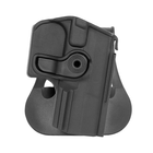 Жесткая полимерная поясная поворотная кобура IMI Defense для Walther PPQпод правую руку. - изображение 3